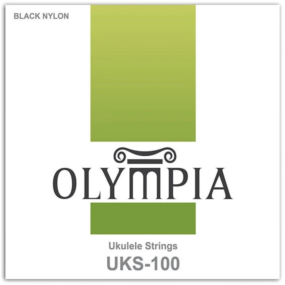 Olympia Soprano/Concert Ukulele Strings Set, Black Nylon
