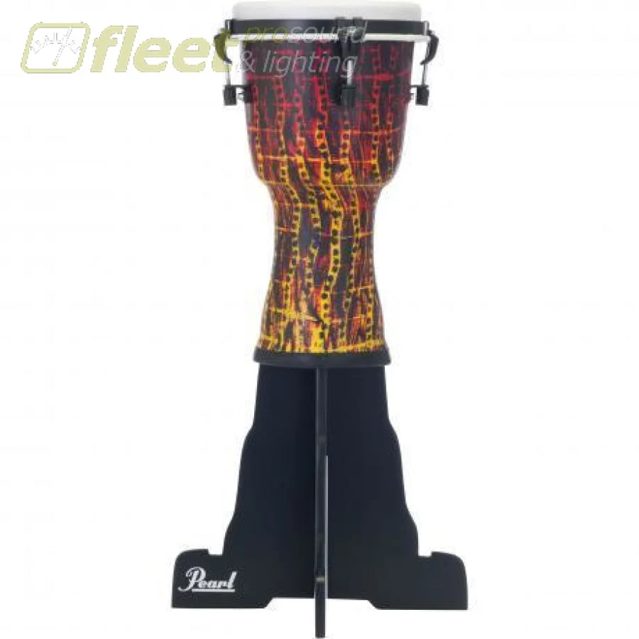 Pearl PBJ-STD Wood Djembe Stand -Fits All Pearl Roped & Top Tuned 8”-14” at 28” Tall Djembes
