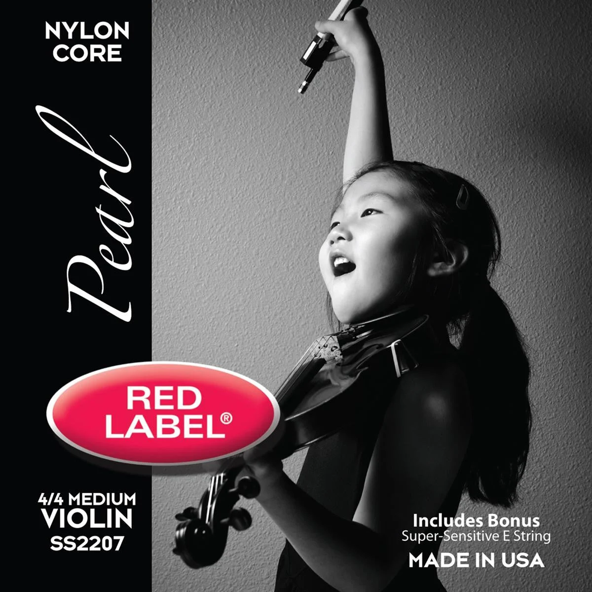 Pearl Red Label Violin 4/4 String Set