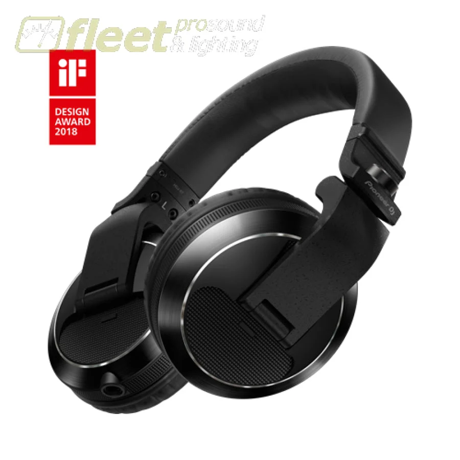 Pioneer HDJ-X7-K Reference DJ headphones with Detachable Cord - Black
