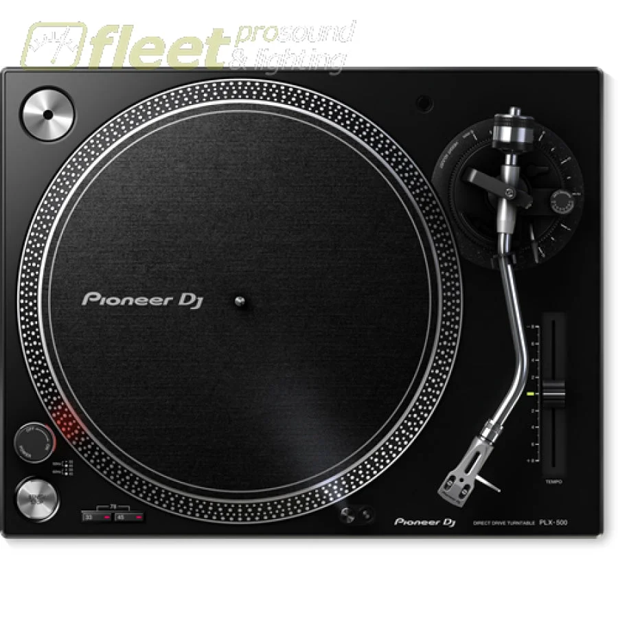 Pioneer PLX-500-K Direct Drive Turntable - Black with USB & Phone-Line outputs