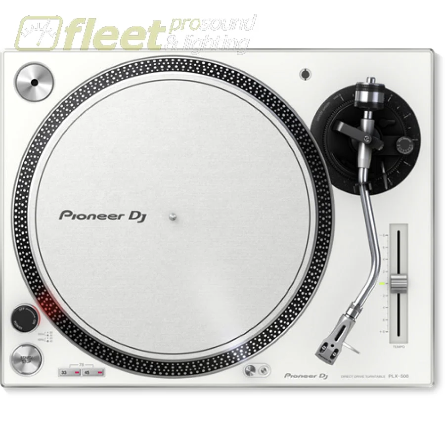 Pioneer PLX-500-W Direct Drive Turntable - White with USB & Phone-Line outputs