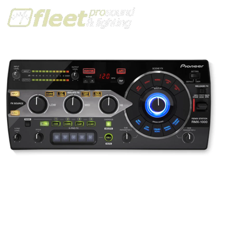 Pioneer RMX-1000-K Remix Station Effects Unit with X-Pad FX- Black