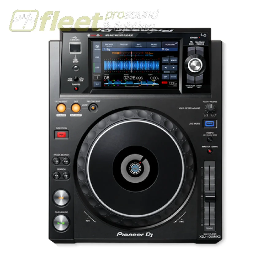 Pioneer XDJ-1000MK2 Professional Omnimedia Player w/ rekordbox - Black