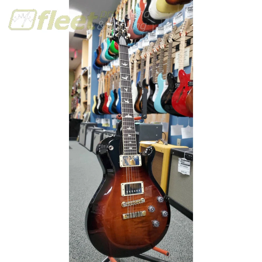 PRS S2 McCarty 594 Single cut Electric Guitar with Gigbag - Amber Tri Color Sunburst - Made in USA 105590