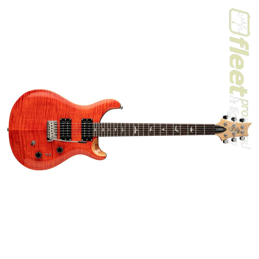 PRS SE Custom 24-08 Electric Guitar in Blood Orange w/ Gig Bag - C844BR