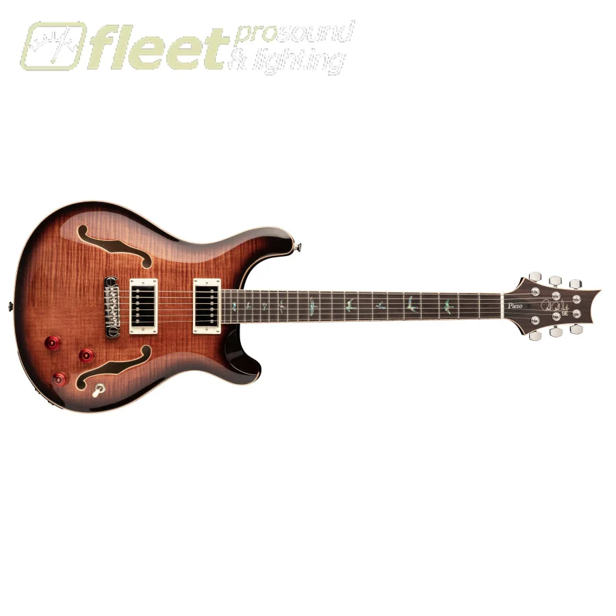 PRS SE HPEMBBG SE Hollowbody II Piezo Guitar - Black Gold Burst