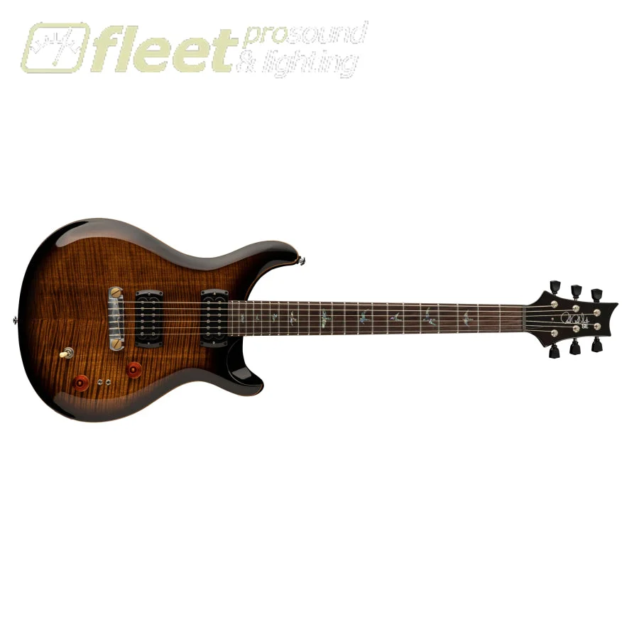PRS SE PAULS GUITAR ELECTRIC GUITAR IN BLACK GOLD BURST W/BAG - PGBG