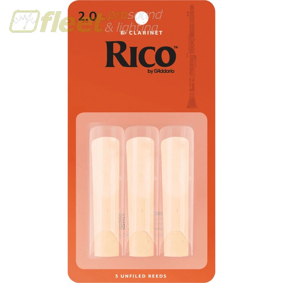 Rico RCA0320 Clarinet Reeds - 3 Pack