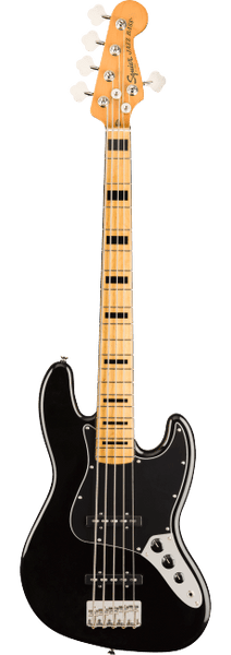 Squier Classic Vibe '70s Jazz Bass V, Maple Fingerboard, Black