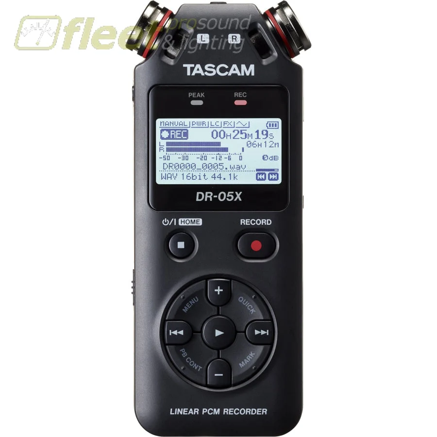 Tascam DR-05X Stereo Handheld Digital Audio Recorder and USB Audio Interface
