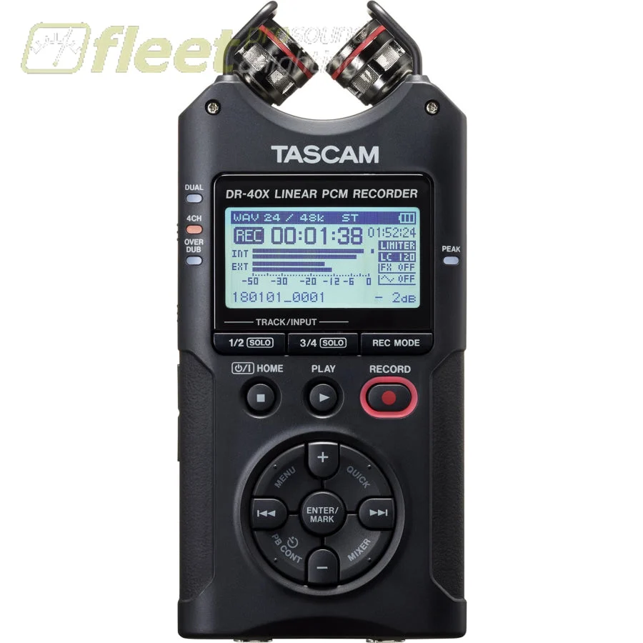 Tascam DR-40X 4-Track Audio Recorder
