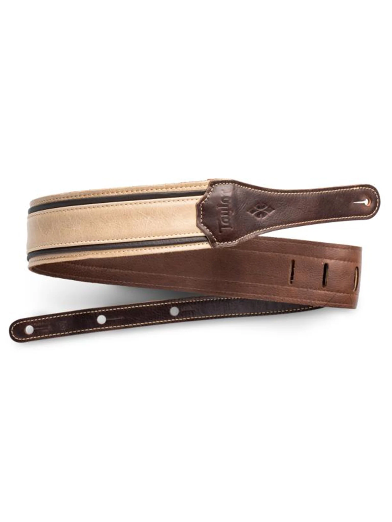 Taylor Reflections Spruce/Ebony Leather Strap, 2.5"