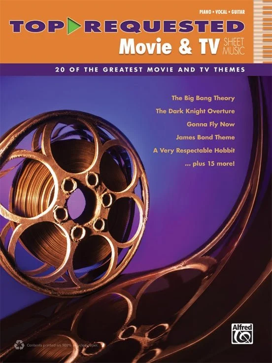 Top-Requested Movie & TV Sheet Music 20 of the Greatest Movie and TV Themes