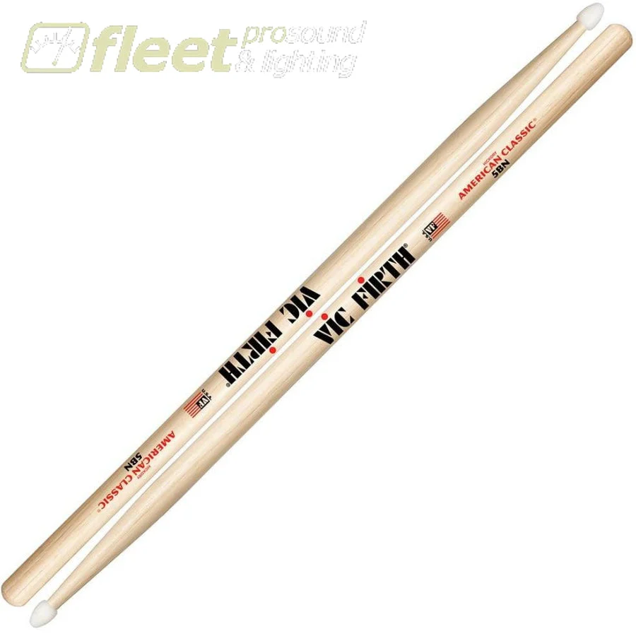 Vic Firth VF5BN American Classic Nylon Tip 5B Drumsticks