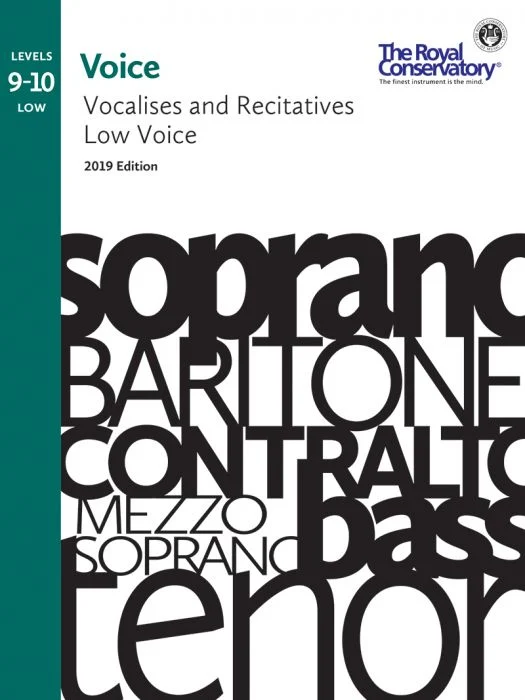 Voice Series, Vocalises and Recitatives 9-10: Low Voice