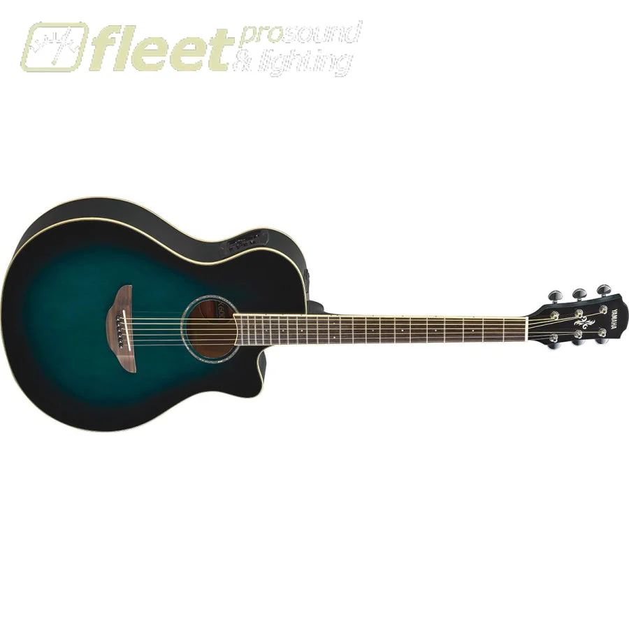 Yamaha APX600OBB Thinline Acoustic Electric Guitar - Oriental Blue Burst
